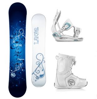 2012 Lamar Elegance 144 Women Snowboard Flow Bindings Flow Boa Boot