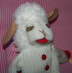 Large Lamb Chop Hand Puppet Approximately 18 Shari Lewis 1993 RARE
