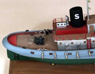 Model Shipways Despatch #9 kit features a pre shaped, machine carved