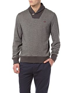 Fred Perry Shawl neck sweater Graphite   