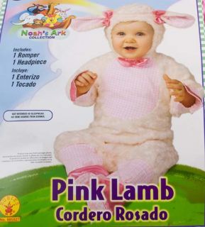 Infant Baby Pink Lamb Sheep Halloween Costume 12 18 Months Romper