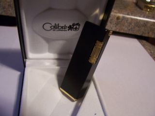 Vintage Colibri Elite Flint 23kt Gold Cigar Pipe Cigarette Lighter $