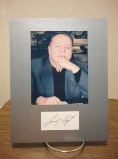 Larry Flynt Autograph Hustler Publisher Display Signed Signature COA