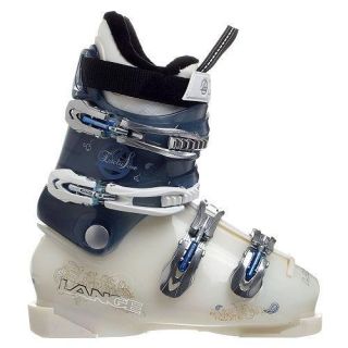 Lange Exclusive 8 White 09 10 Womens Ski Boots 25 5