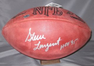 Steve Largent Autographed Wilson NFL Football Seahawks