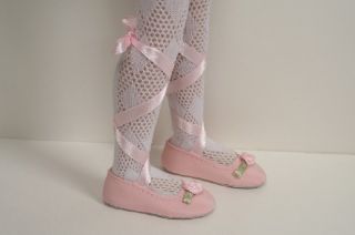 Pink Ballerina Dance Doll Shoes for 14 Lark Raven Wren♥