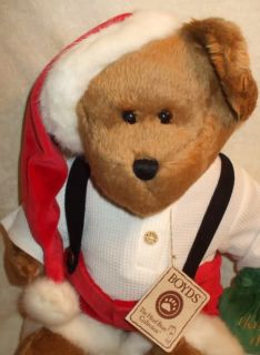 Boyds 2004 17 Plush Christma Santa Claus Bear Jolly OL St Nick New