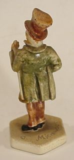 Micawber Figurine 1946 by Baston Charles Dickens Character in David