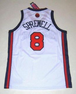 Swingman NY Knicks Latrell Sprewell Home Jersey 2XL