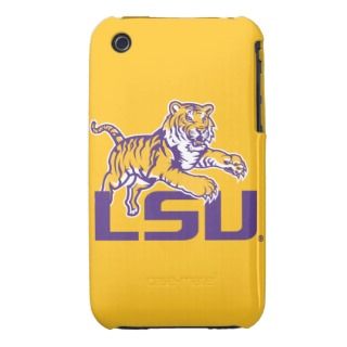 Tiger Over LSU   Purple iPhone 3 Cases