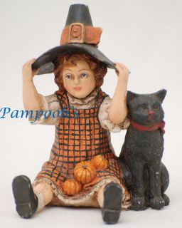 Bethany Lowe Little Lauren Witch Halloween Folk Art