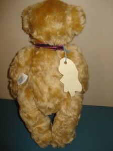 Mohair Teddy Bear by Shirley Latimer of Crafty Bears 1990s OOAK