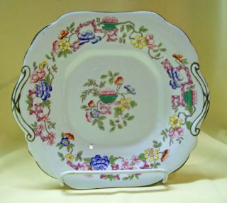 Vintage Lawleys Norfolk Pottery Hand Painted Plates