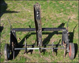 Lawn Garden Aerator Yard Pull Type Plugger Tow Behind
