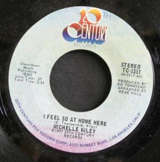 70s Soul 45 Michelle Wiley on 20th Century Feel So at Home Feel Good