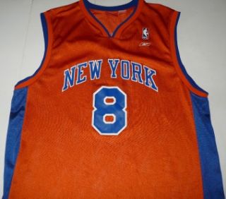 Reebok Latrell Sprewell New York Knicks NBA Basketball Jersey Mens