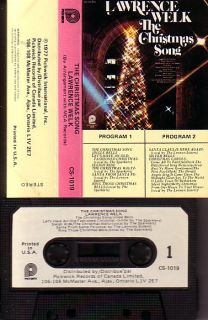 Lawrence Welk Canada Cassette The Christmas Song