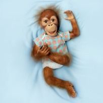 Brand New Baby Orangutan Doll by Simon Laurens in Stock Now