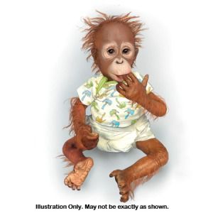 Pongo Baby Orangutan Doll by Simon Laurens in Stock Now