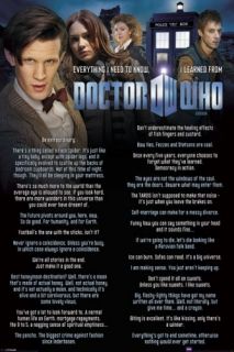 tv show poster everything i need to know i learned from doctor who