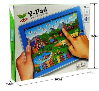 Farm Tablet Educational Toy Kids Y Pad Table Computer English Learning
