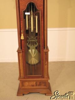 18260 Lauris Olive Wood Decorator Tall Cased Grandfather Clock