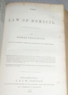 Very RARE 1847 Antique Leather Law Book Original Antiquarian