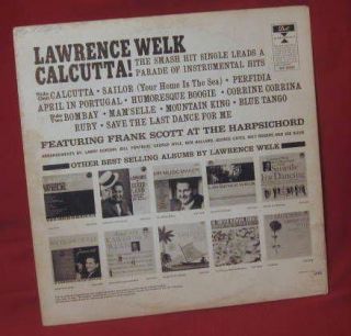 Vintage Lawrence Welk LP 33 Album Calcutta Frank Scott