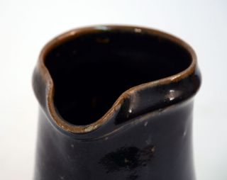 Leach School St Ives Pottery Jug Tenmoku Glaze Hand Thrown