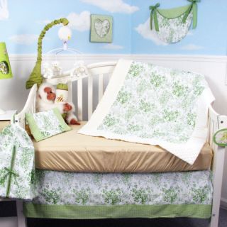 Soho French Toile Baby 14 Piece Crib Nursery Bedding Set