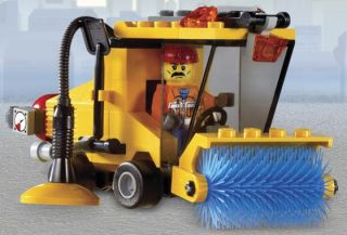 Lego City Set Street Sweeper 7242 100 Complete Very Good Condition