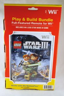 Lego Star Wars III 3 Wii Mote Controller Bundle for Nintendo Wii New