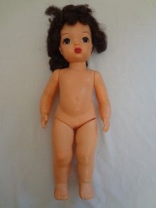 Vintage Pat Pending 16 Terri Lee Doll Brunette Darker Complected Hard