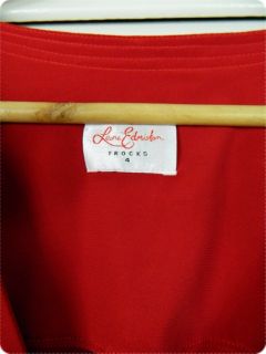 Leona Edmiston Frocks Womens Red Dress Sz 14 16 or 4 RRP$400