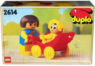 mother baby unopened box manufactured in switzerland 1989 lego group