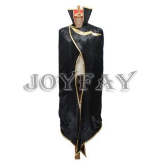 Code Geass Lelouch Lamperouge Zero Robe Cloak Cosplay Costume