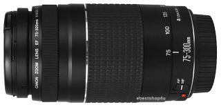 Canon EF 75 300mm F 4 0 5 6 III USM Telephoto Zoom Lens for EOS SLR