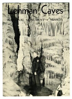 Lehman Caves National Monument Nevada Booklet 1957