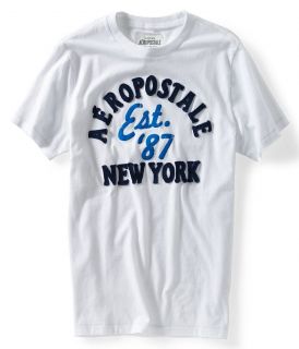 Aeropostale Mens Embroidered Est 87 Tee T Shirt Style 2302