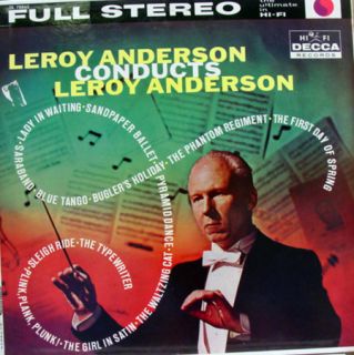 Leroy Anderson Conducts LP VG DL 78865 Vinyl Record