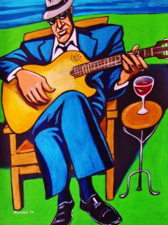Leonard Cohen Painting Songs Old Ideas CD Godin Guitar Spectacular
