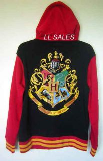 Harry Potter Hogwarts Crest Varsity Letter Jacket Hoody