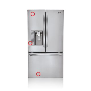 LG LFX31925ST 30 7 CU ft Super Capacity Refrigerator P5606