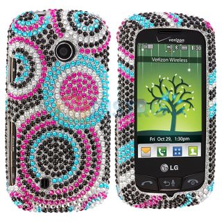 Bubbles Bling Case Cover Accessory for LG Cosmos Touch VN270