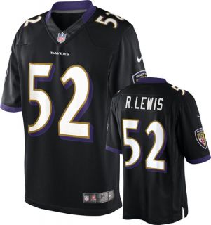 Baltimore Ravens Ray Lewis M Black Limited Twill Jersey