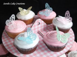Edible Paper Butterflies x 50 Wedding Birthday Cupcakes