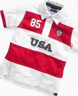 Tommy Hilfiger Kids Shirt, Little Boys Simon Rugby Polo Shirt