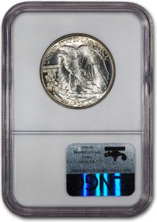 1943 US Walking Liberty Silver Half Dollar 50c NGC MS67