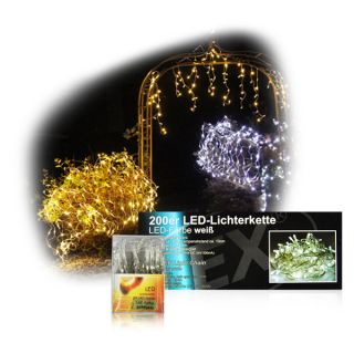 200ER LED Lichterketten Eiszapfen Lichternetz Weihnachtsbeleuchtung