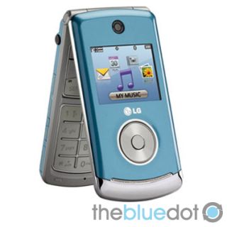 New Verizon LG VX8560 Ice Blue Chocolate 3 Flip Phone